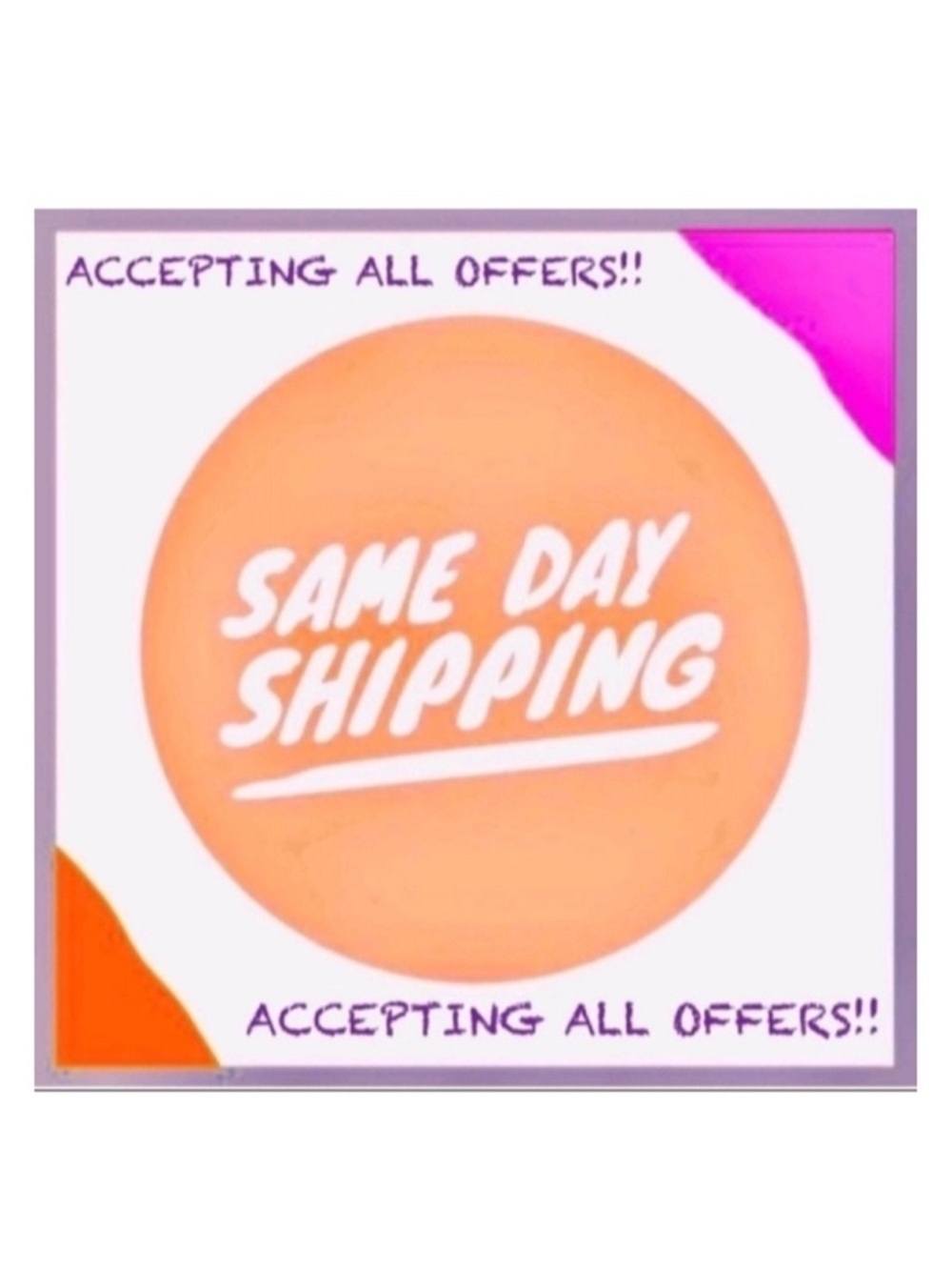 🎈Same day or next day shipping
